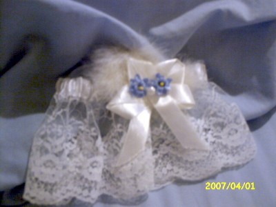 Wedding Gater Blue and White